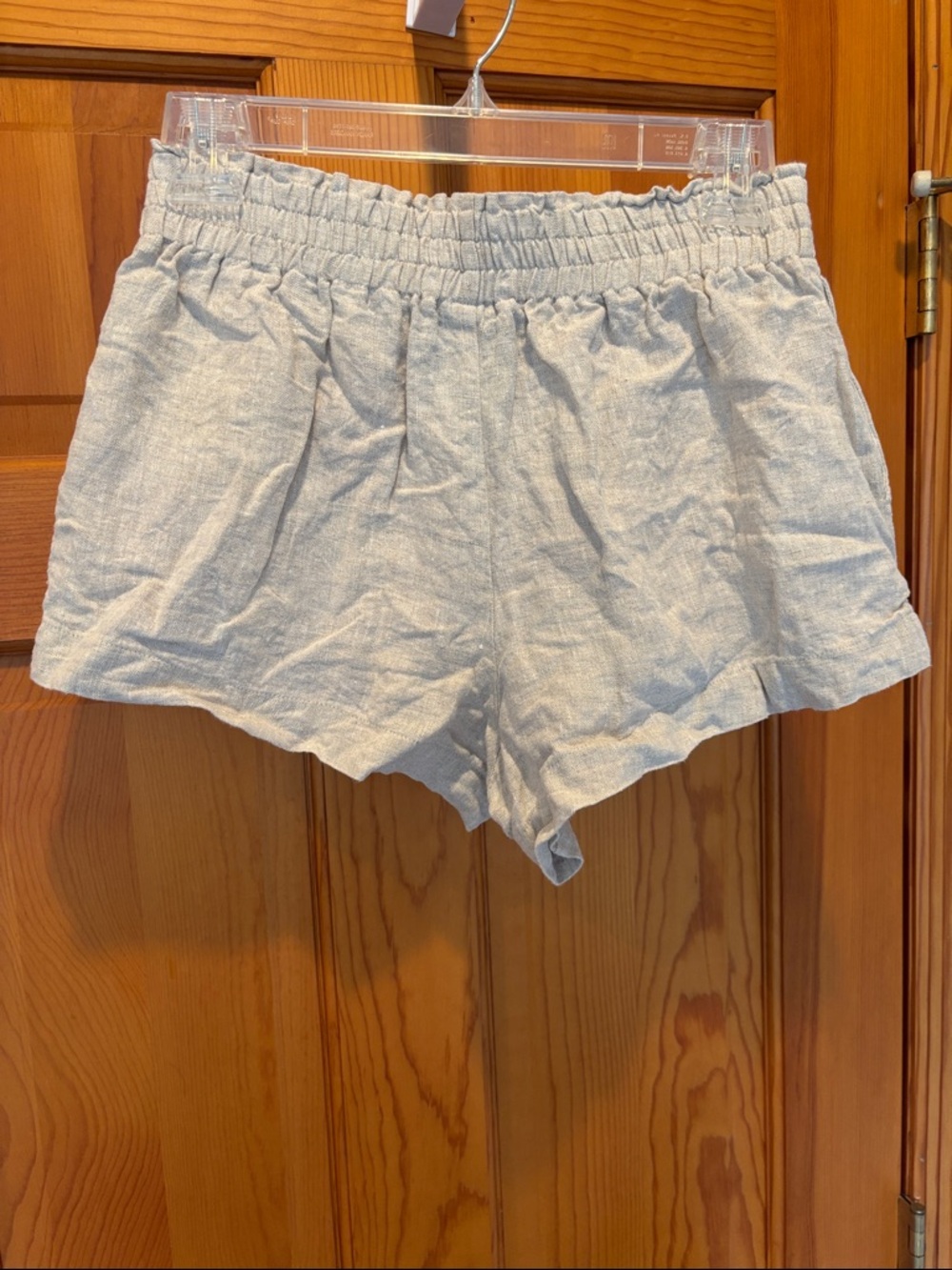 Reformation Mila 100% Linen 3" Shorts in Oatmeal Size XS - Picture 5 of 8